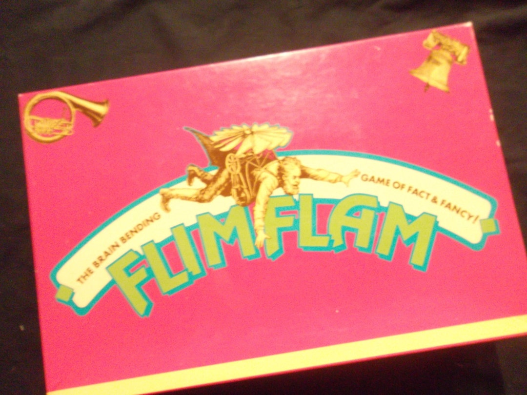 Vintage 1990 Flim Flam Board Game Ages 12 and Up 26 Etsy Australia