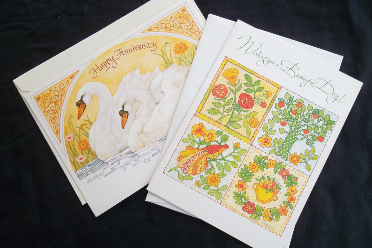 8 Vintage Current Greeting Cards 5 Anniversary 1 Sympathy 1 Etsy UK