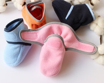 DIY Soft Sole Baby Shoes Materials Kit, Cute Infant baby kids shoes Pattern, quality fabric for baby, Instructions, PDF Patterns