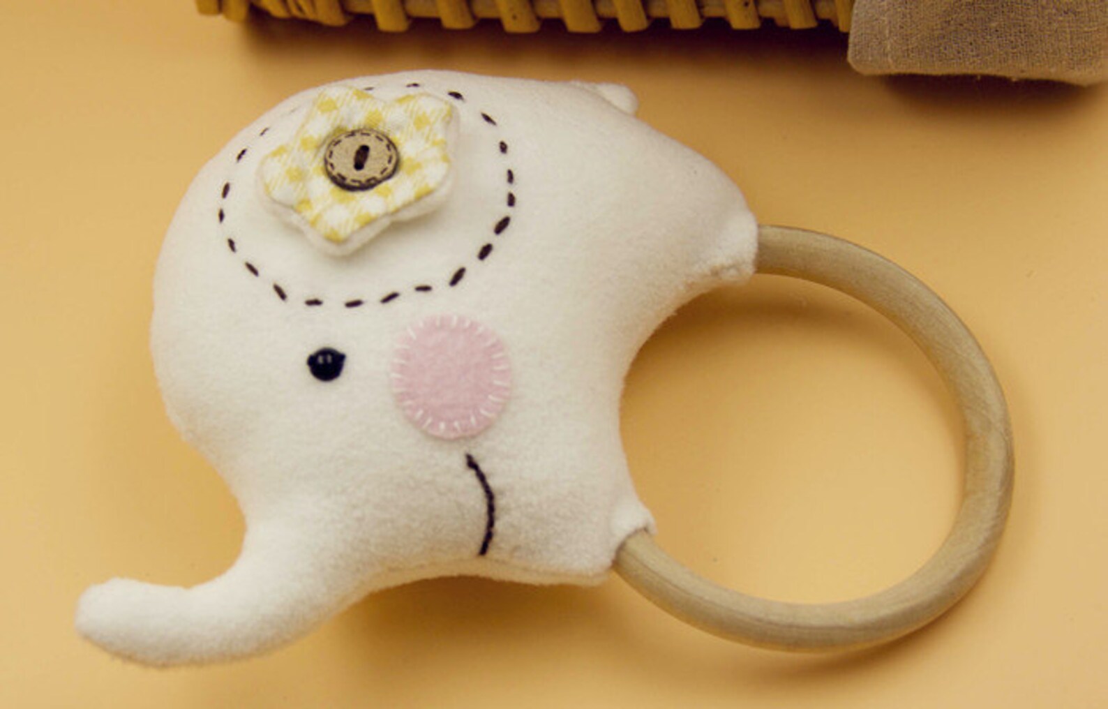 Baby Elephant Rattle Toy Kit Baby Toys Cute Elephant Kits Etsy