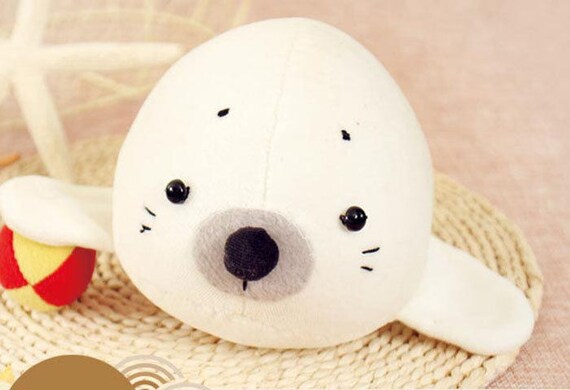 stuffed seal plush toy