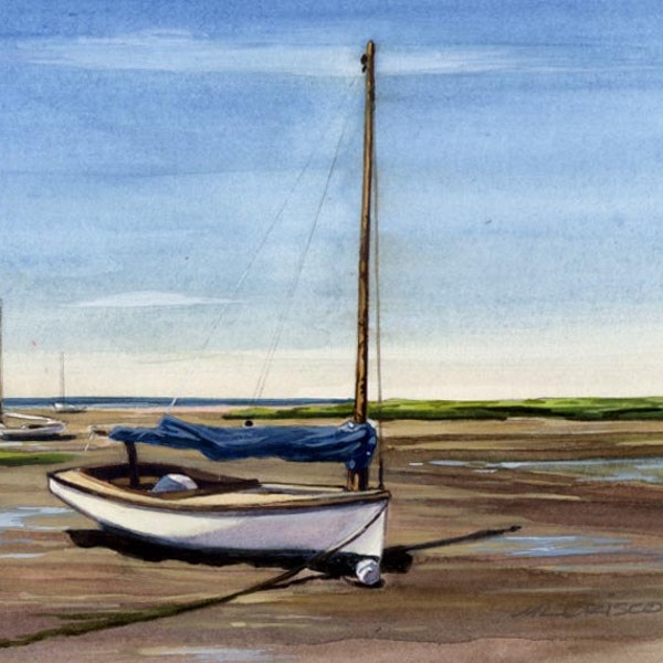Eastham Catboat Cape Cod Seascape