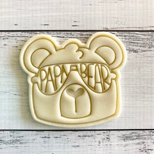 Papa Bear Cookie Cutter & Embosser Set