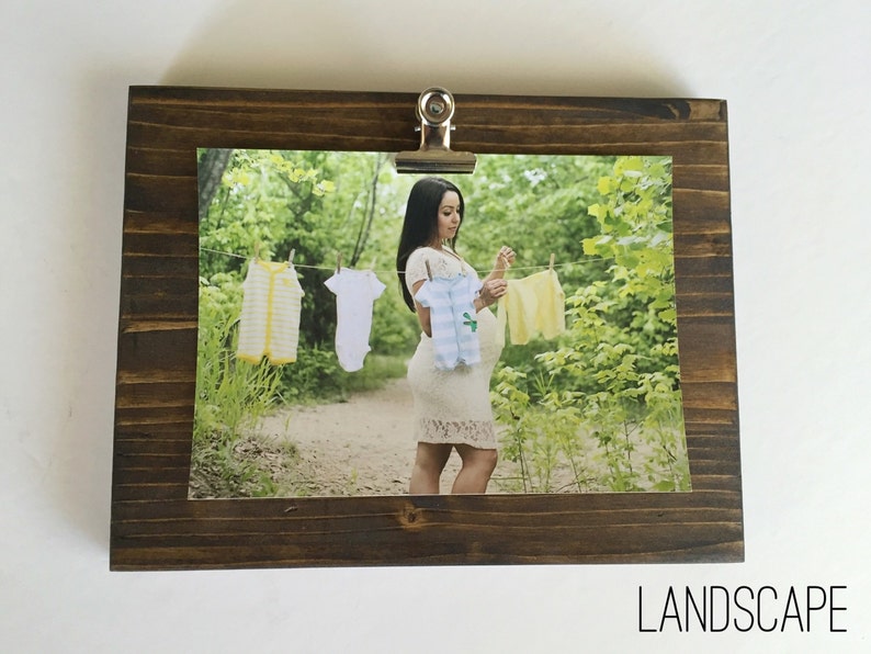 5x7 Wall Clip Frames Minimalist Frame 4x6 Wall Clip Frames Etsy