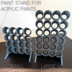 Paint Bottle Stand / Holder for 15-18ml Sized Bottles - Fits Vallejo / Army Painter / Reaper / Duncan Rhodes Paints