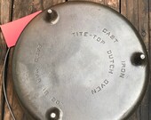 Wagner Ware 1920 39 s Tite-Top 12 quot Dutch Oven quot Cowboy Cooker quot