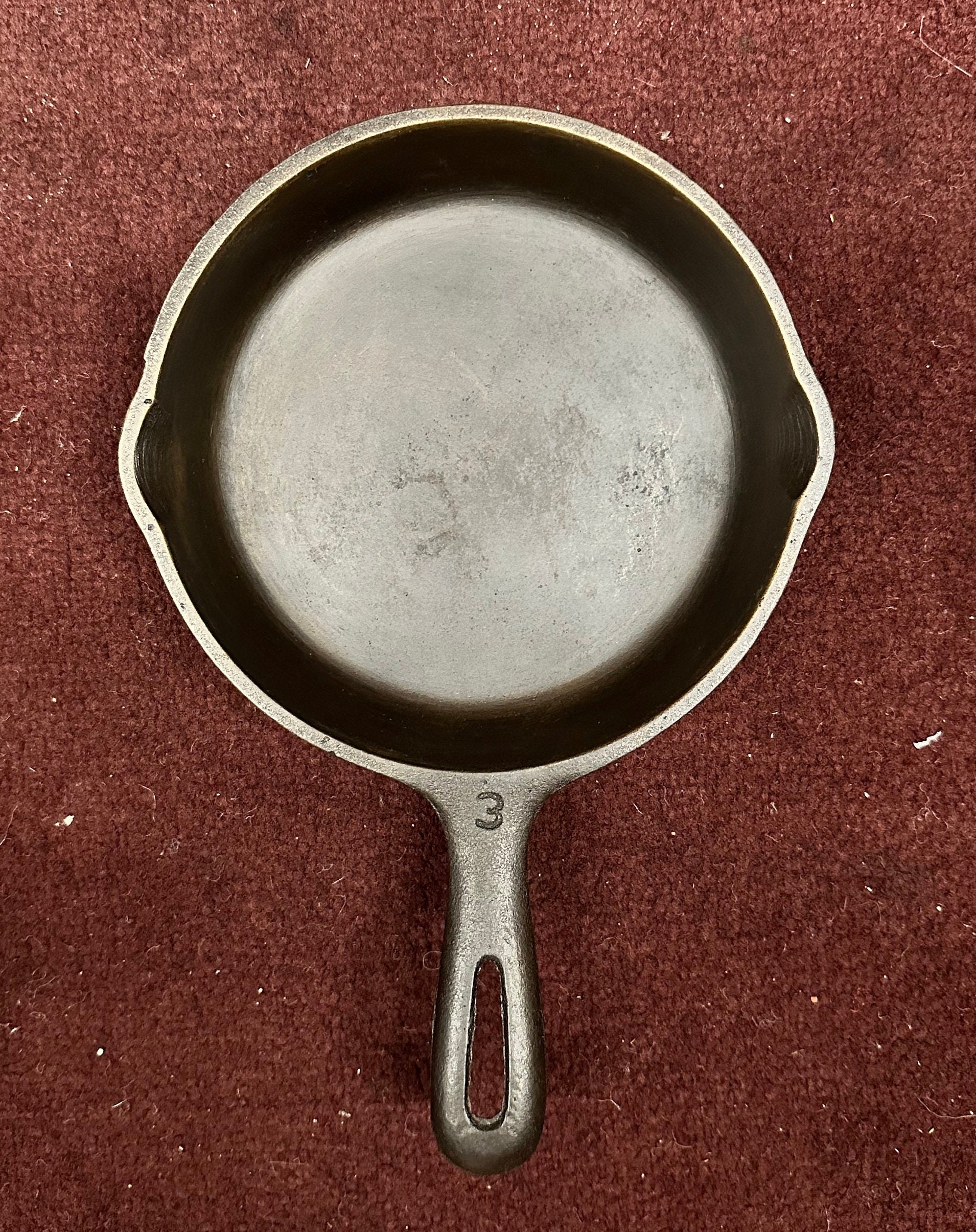 1950's Unmarked Wagner Ware 6-1/4 Cast Iron Skillet #3