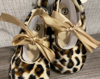baby leopard sandals