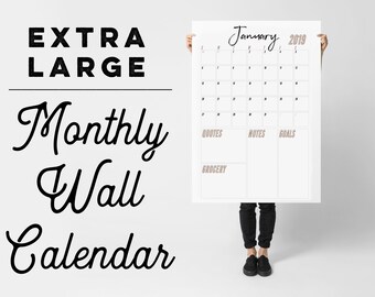 wall calendar etsy