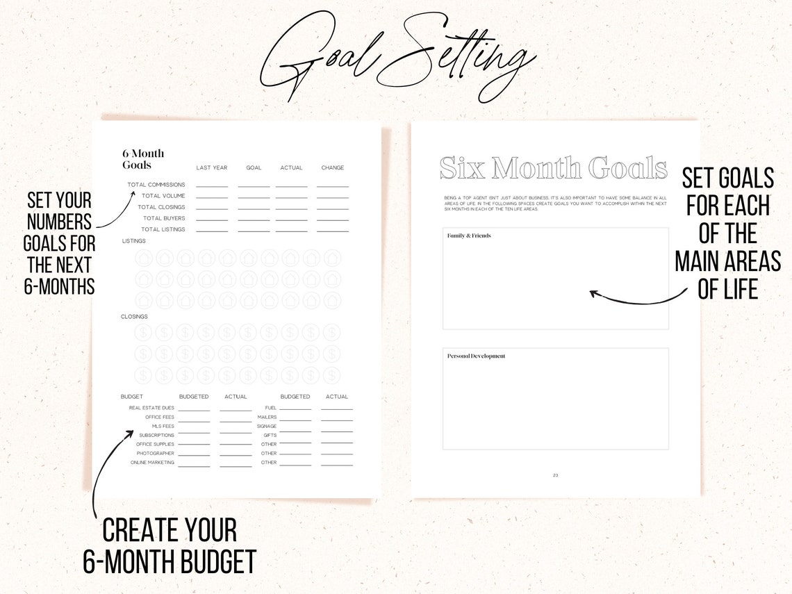 Ultimate Real Estate Agent Planner Printable Realtor Planner - Etsy