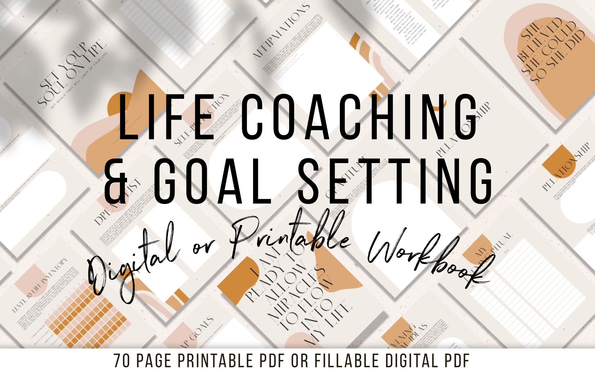 Goal Setting Printable Goal Setting Workbook Goal Setting Etsy