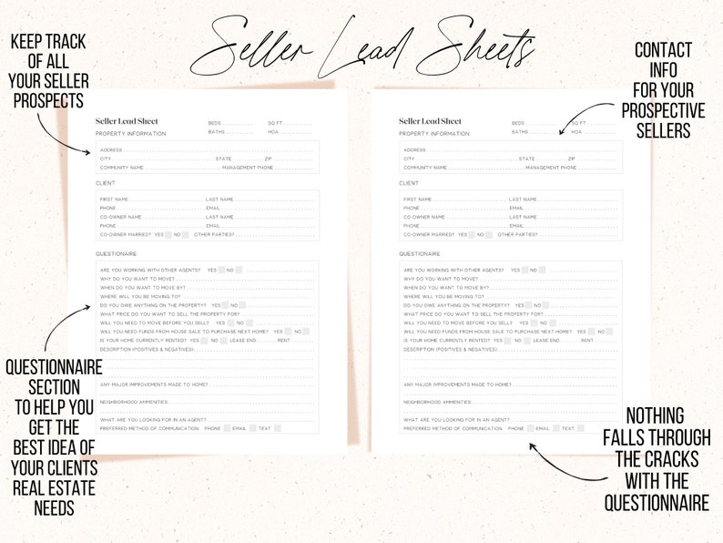 Ultimate Real Estate Agent Planner Printable Realtor Planner - Etsy