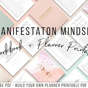Printable Manifesting Journal | Manifestation Journal | Manifest Journal | Life Planner | Law Of Attraction | Goal Planner | LOA Planner