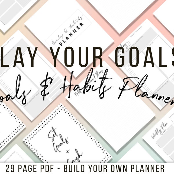 Planificador de objetivos: mata tus objetivos: Planificador de objetivos y hábitos