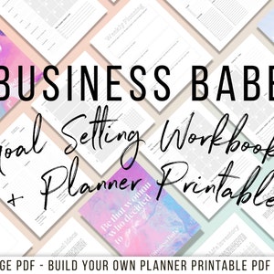 Business Planner - Business Babe Goal Setting Workbook & Planner