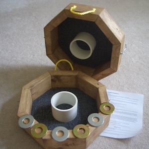 OHIO - WASHER Horseshoes Pitching/Toss Game OCTAGON - The Competition Set !