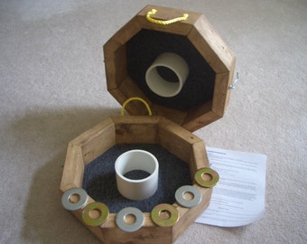 OHIO - WASHER Horseshoes Pitching/Toss Game OCTAGON - The Competition Set !