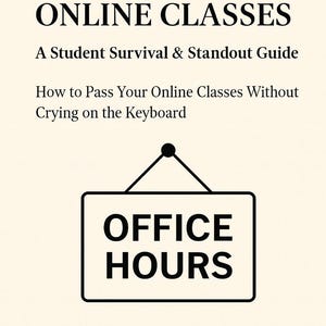¿Reprobando una clase en línea? Guía de supervivencia para estudiantes universitarios abrumados (PDF)