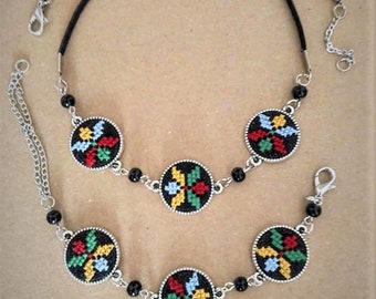 Ensemble de bijoux "FOLK 2"