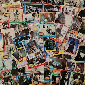 Star Wars Vintage Topps 1970s and 1980s Lot of 25 Cards