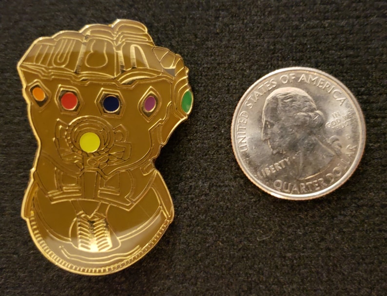 Infinity Gauntlet Inspired Pin - Etsy