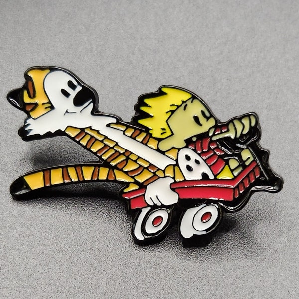 Calvin and Hobbes Inspired Pin