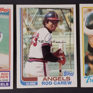Topps Rod Carew Lot of 3 Cards