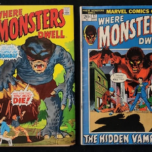 Where Monsters Dwell #9 and #17 (1971 and 1972)