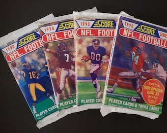 Unopened 1990 Topps Football Cards Pack - Etsy Unopened 1990 Topps Football Cards Pack - Etsy