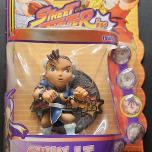 1999 Chun-Li Street Fighter, Jr. Round One Capcom Action Figure