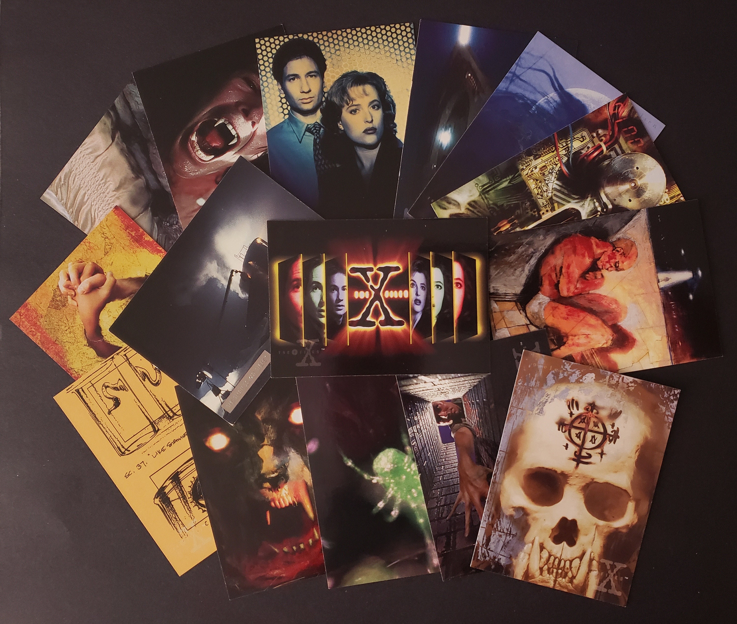 1996 Xfiles Trading Cards Lot of 30 Cards Etsy