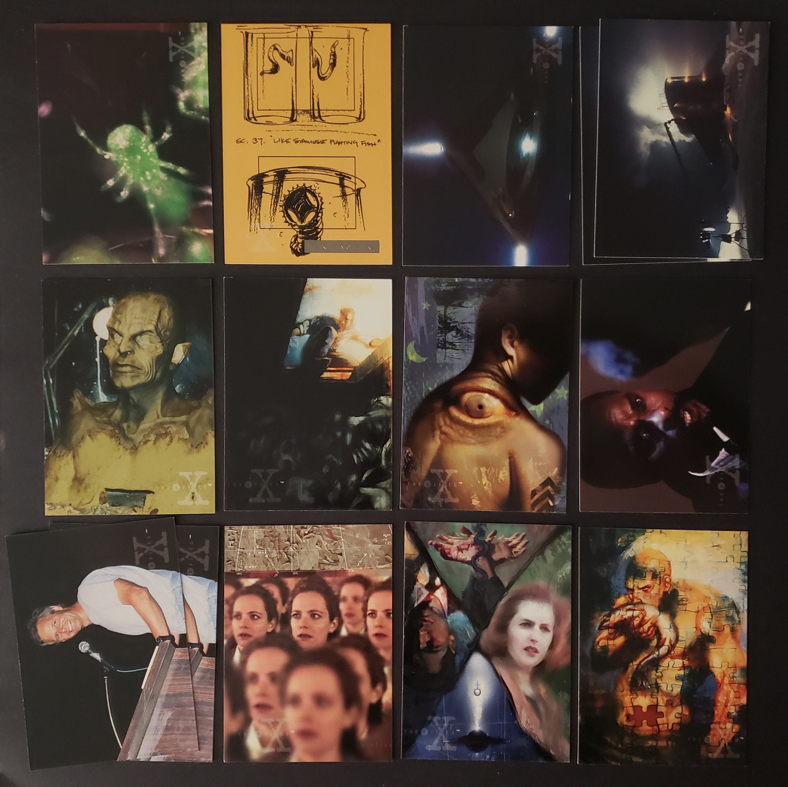 1996 Xfiles Trading Cards Lot of 30 Cards Etsy