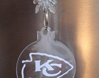 Handmade Resin Art Chiefs Snowflake Christmas Ornament / Suncatcher / Christmas Gift / Keepsakes