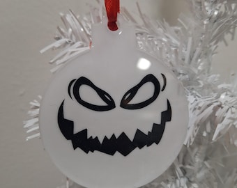 Handmade Resin Art Nightmare Before Christmas Ornament / Trendy Cute Christmas Gift / Keepsakes