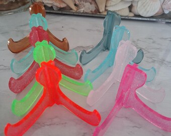 Handmade Resin Art Small Display Stand / Photo Stand / Cell Phone Holder / Cell Phone Stand / Business Card Holder / Cell Phone Stand