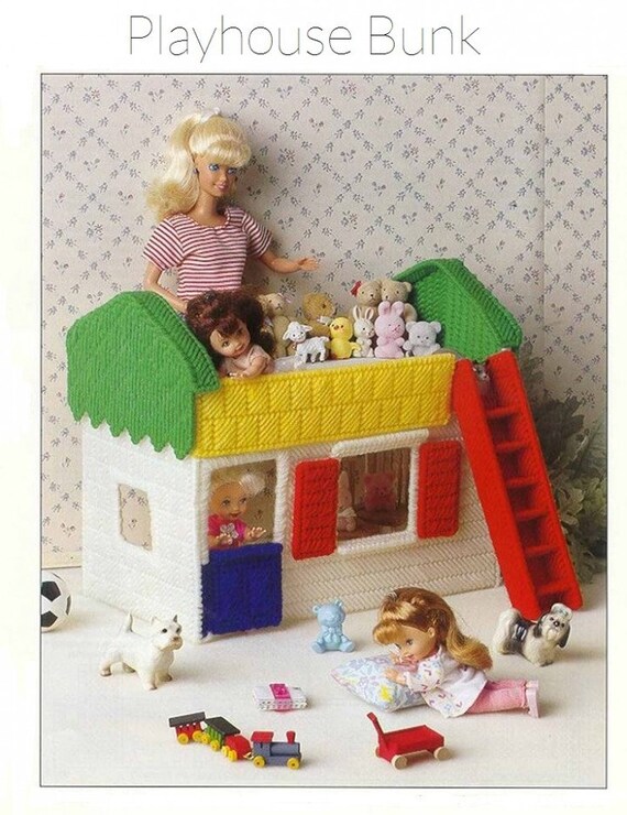 plastic canvas barbie furniture