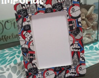 Star Wars Inspired Decoupage Wood Photo Frames 4x6 Photo Picture Frame / Rebel Millennium Falcon