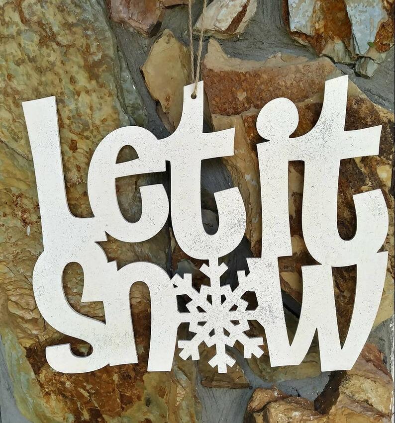 let it snow sign let it snow sign