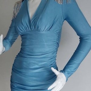 Sky blue # mini # dress #size S