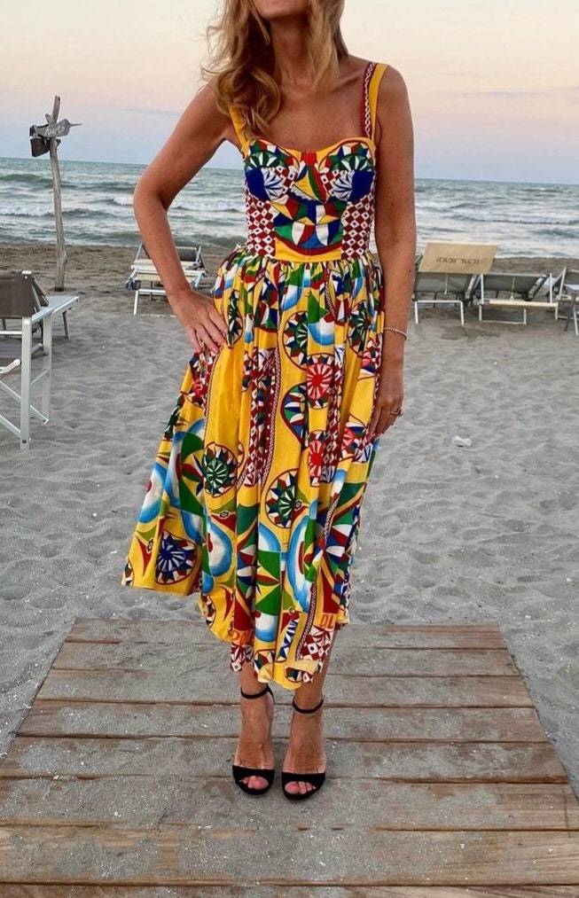 Abito siciliano Etsy Italia