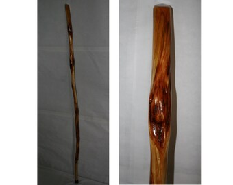 Handcrafted Diamond Willow Long Wood Walking Staff USA Tall Wooden Hiking Stick 
