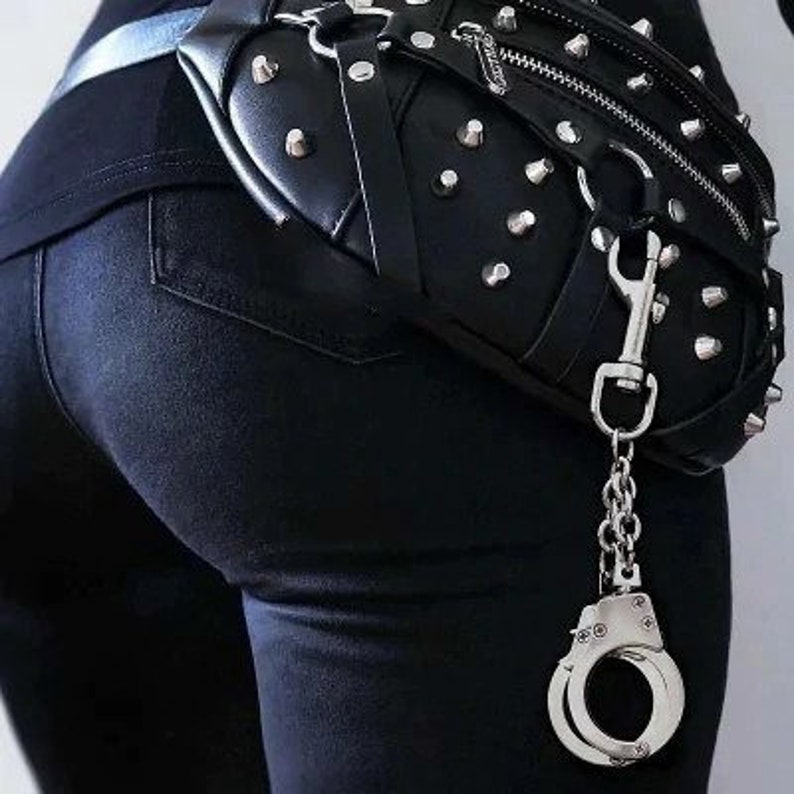 Handcuffs Keychain Accessory for wallet chains and belts