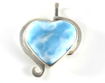 Larimar X Large Oval Pendant Pamela