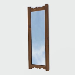 mirror with reclaimed wood frame