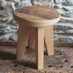 old wooden stool