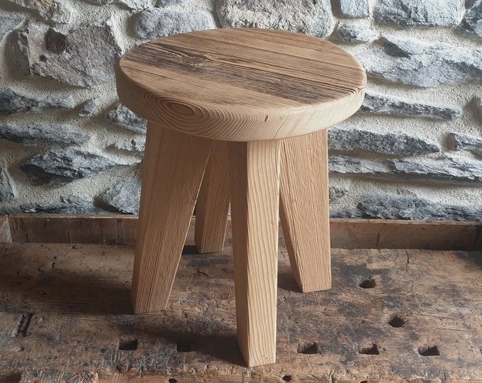 old wooden stool