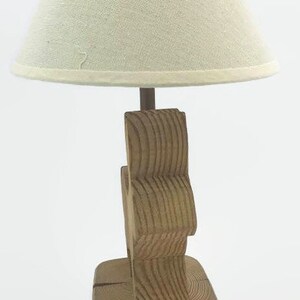 Wooden table lamp image 5