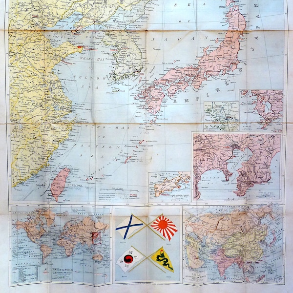 Johnston's Russo-Japanese War Map (1904)