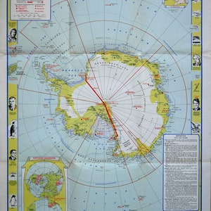 The Daily Telegraph Map of Antarctica (1957)