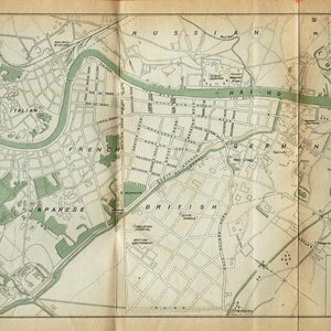 Tientsin - Plan of the Foreign Concessions (1921)